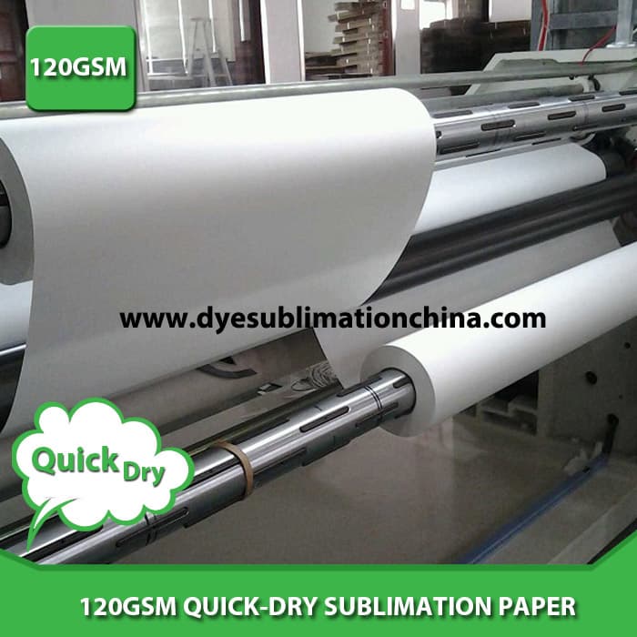 Quick_ dry 120gsm sublimation transfer paper from china
